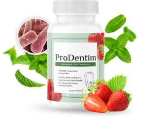 ProDentim probiotic supplement for oral health.